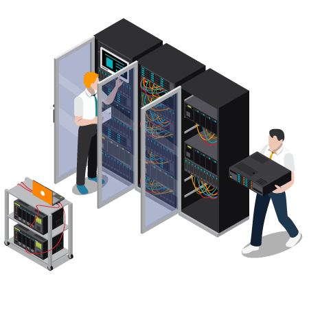 Serveurs en maintenance